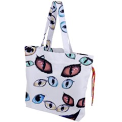 Glasses Drawstring Tote Bag