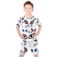 Glasses Kids  Tee And Shorts Set