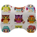 Cartoon-cute-owl-vector Head Support Cushion View1