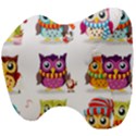 Cartoon-cute-owl-vector Head Support Cushion View4