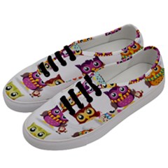 Cartoon-cute-owl-vector Men s Classic Low Top Sneakers