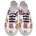 Cartoon-cute-owl-vector Women s Classic Low Top Sneakers View1