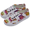 Cartoon-cute-owl-vector Kids  Classic Low Top Sneakers View2