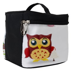 Cartoon-cute-owl-vector Make Up Travel Bag (small) by Jancukart