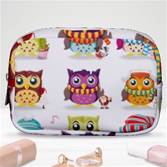 Cartoon-cute-owl-vector Make Up Pouch (small) by Jancukart