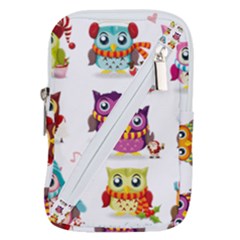 Cartoon-cute-owl-vector Belt Pouch Bag (large) by Jancukart