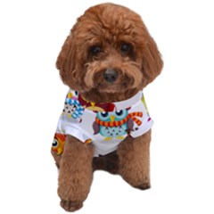 Cartoon-cute-owl-vector Dog T-shirt