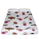 Children-wallpaper-background Fitted Sheet (Queen Size) View1