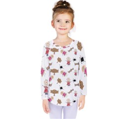 Children-wallpaper-background Kids  Long Sleeve Tee