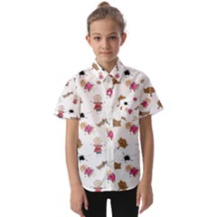 Children-wallpaper-background Kids  Short Sleeve Shirt