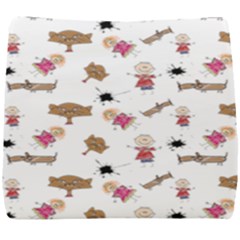 Children-wallpaper-background Seat Cushion