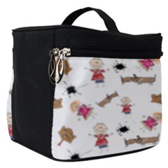 Children-wallpaper-background Make Up Travel Bag (small)