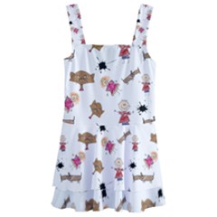 Children-wallpaper-background Kids  Layered Skirt Swimsuit