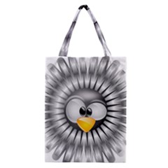 Owl-fluff-prance-animal-surprised Classic Tote Bag