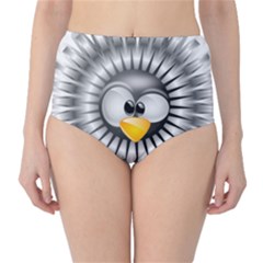 Owl-fluff-prance-animal-surprised Classic High-waist Bikini Bottoms by Jancukart