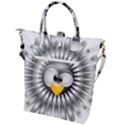 Owl-fluff-prance-animal-surprised Buckle Top Tote Bag View2