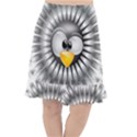 Owl-fluff-prance-animal-surprised Fishtail Chiffon Skirt View1