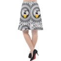 Owl-fluff-prance-animal-surprised Fishtail Chiffon Skirt View2