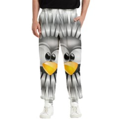 Owl-fluff-prance-animal-surprised Men s Elastic Waist Pants by Jancukart