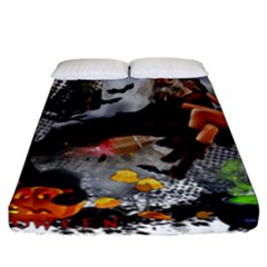 Halloween Fitted Sheet (california King Size)