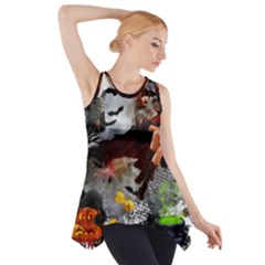 Halloween Side Drop Tank Tunic