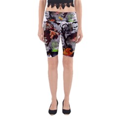 Halloween Yoga Cropped Leggings