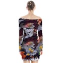 Halloween Long Sleeve Off Shoulder Dress View2