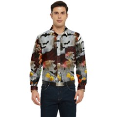 Halloween Men s Long Sleeve Pocket Shirt 