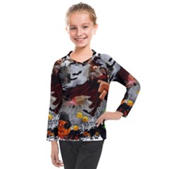 Halloween Kids  Long Mesh Tee