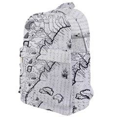 Florida-map-antique-line-art Classic Backpack