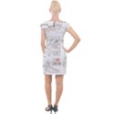 I Love London Drawing Cap Sleeve Bodycon Dress View2