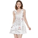 I Love London Drawing Inside Out Reversible Sleeveless Dress View1