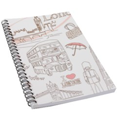 I Love London Drawing 5 5  X 8 5  Notebook by Jancukart