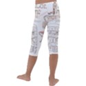 I Love London Drawing Kids  Lightweight Velour Capri Leggings  View4