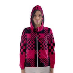 Cube-square-block-shape-creative Women s Hooded Windbreaker by Amaryn4rt