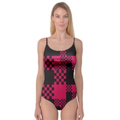 Cube-square-block-shape-creative Camisole Leotard  by Amaryn4rt