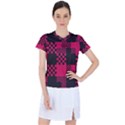 Cube-square-block-shape-creative Women s Sports Top View1