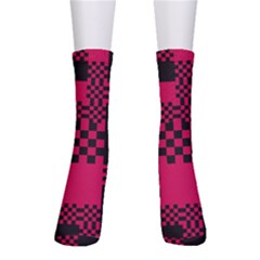 Cube-square-block-shape-creative Crew Socks by Amaryn4rt