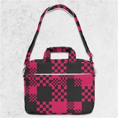 Cube-square-block-shape-creative Macbook Pro Shoulder Laptop Bag  by Amaryn4rt