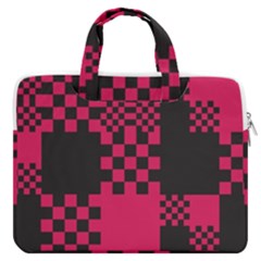 Cube-square-block-shape-creative Macbook Pro13  Double Pocket Laptop Bag by Amaryn4rt