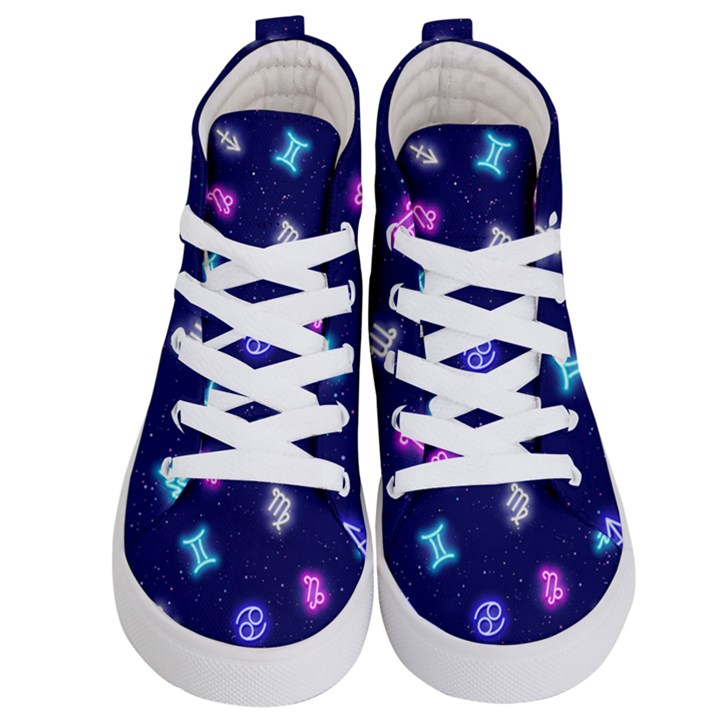 Zodiac Sign Kids  Hi-Top Skate Sneakers