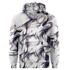 Tattoo-ink-flash-drawing-wolf Men s Core Hoodie