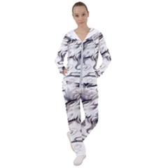 Tattoo-ink-flash-drawing-wolf Women s Tracksuit