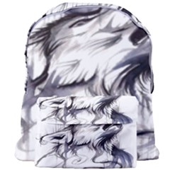 Tattoo-ink-flash-drawing-wolf Giant Full Print Backpack