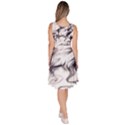 Tattoo-ink-flash-drawing-wolf Knee Length Skater Dress With Pockets View4