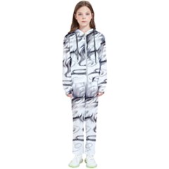 Tattoo-ink-flash-drawing-wolf Kids  Tracksuit by Jancukart