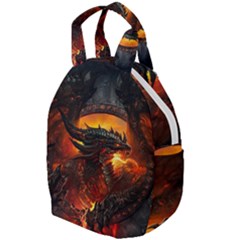 Dragon Fire Fantasy Art Travel Backpacks