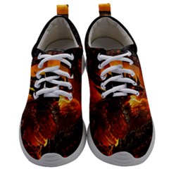 Dragon Fire Fantasy Art Mens Athletic Shoes by Jancukart