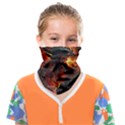 Dragon Fire Fantasy Art Face Covering Bandana (Kids) View1