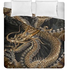 Fantasy Dragon Pentagram Duvet Cover Double Side (king Size)